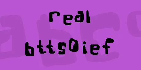 Real Bttsoief font