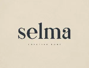 Selma font