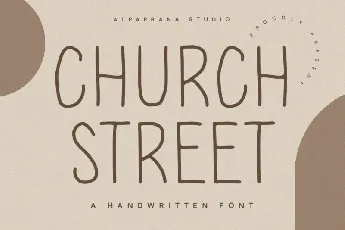 Chruch Street font