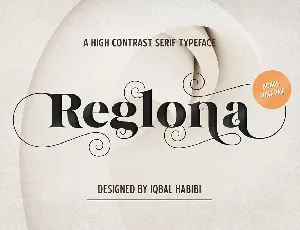 Reglona font