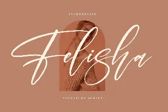 Felisha â€“ Signature Script font