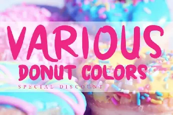 DONUT BIRTNIS Display font