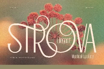 Strova Demo font