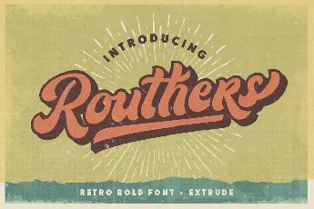 Routhers font