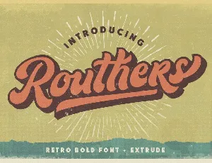 Routhers font