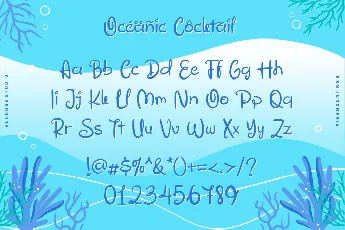 Oceanic Cocktail Demo font