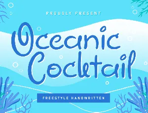 Oceanic Cocktail Demo font