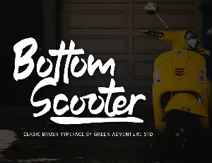 Bottom Scooter font