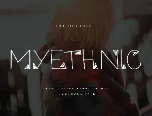 Myethnic font