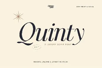 Quinty Demo font