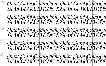 Quinty Demo font