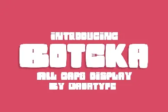 Boteka font