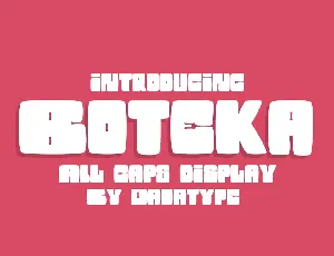 Boteka font