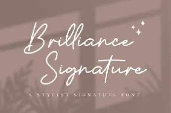 Brilliance Signature font