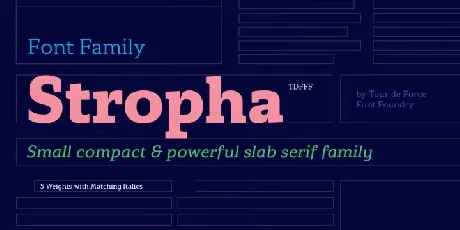 Stropha font