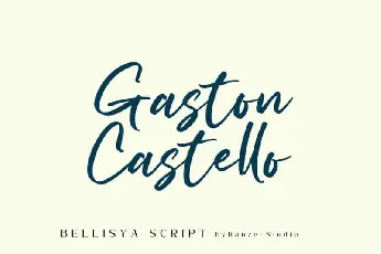 Bellisya Handwritten font