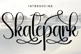 Skatepark Script font