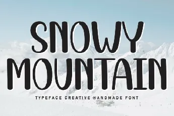 Snowy Mountain Display font