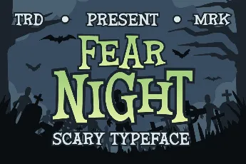 Fear Night font