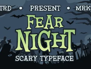 Fear Night font