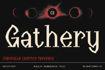 CS Gathery font