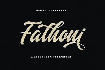 Fathoni font