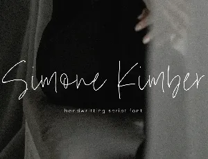 Simone Kimber font
