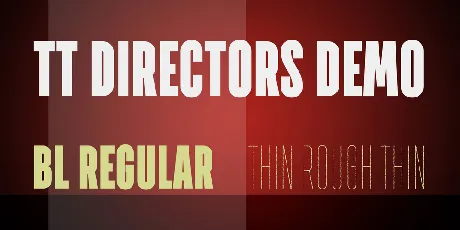 TT Directors DEMO font