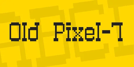 Old Pixel-7 font