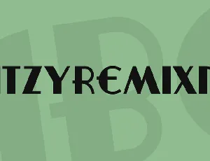 RitzyRemixNF font