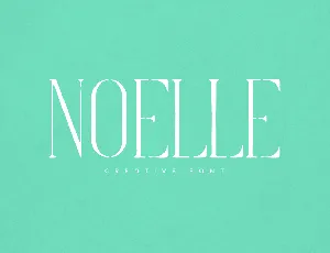 Noelle font