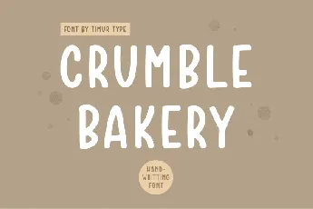 Crumble Bakery font