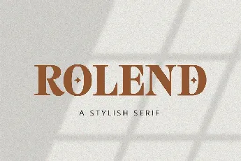 Rolend font