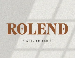 Rolend font