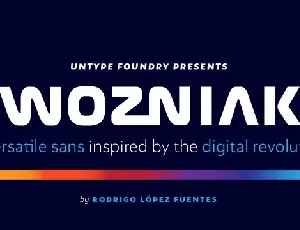 Wozniak font