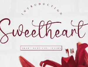 Sweetheart Calligraphy font