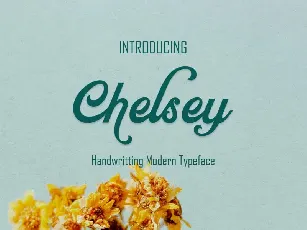 Chelsey Script font