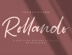 Rollando Script font