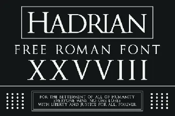 Hadrian Typeface font