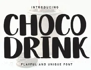Choco Drink Display font