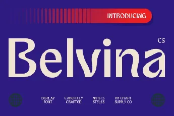 CS Belvina font