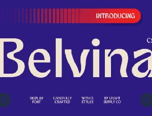 CS Belvina font