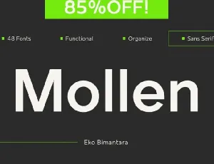 Mollen Sans font