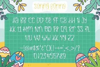 Sunny Bunny Demo font