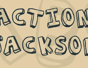 Action Jackson font