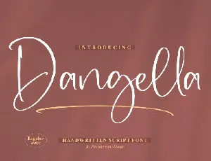 Dangella font