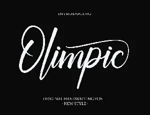 Olimpic font