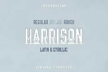 Harrison Retro font