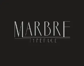 Marbre Sans font