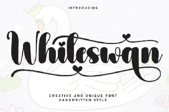 Whiteswan Script font